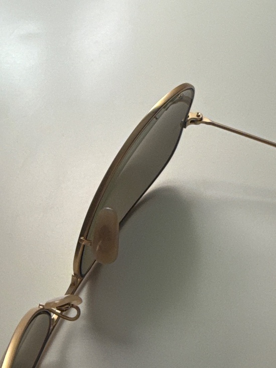 Pink Ray-Ban Polarized Mirror Sunglasses - gold tone frame ? main image 5